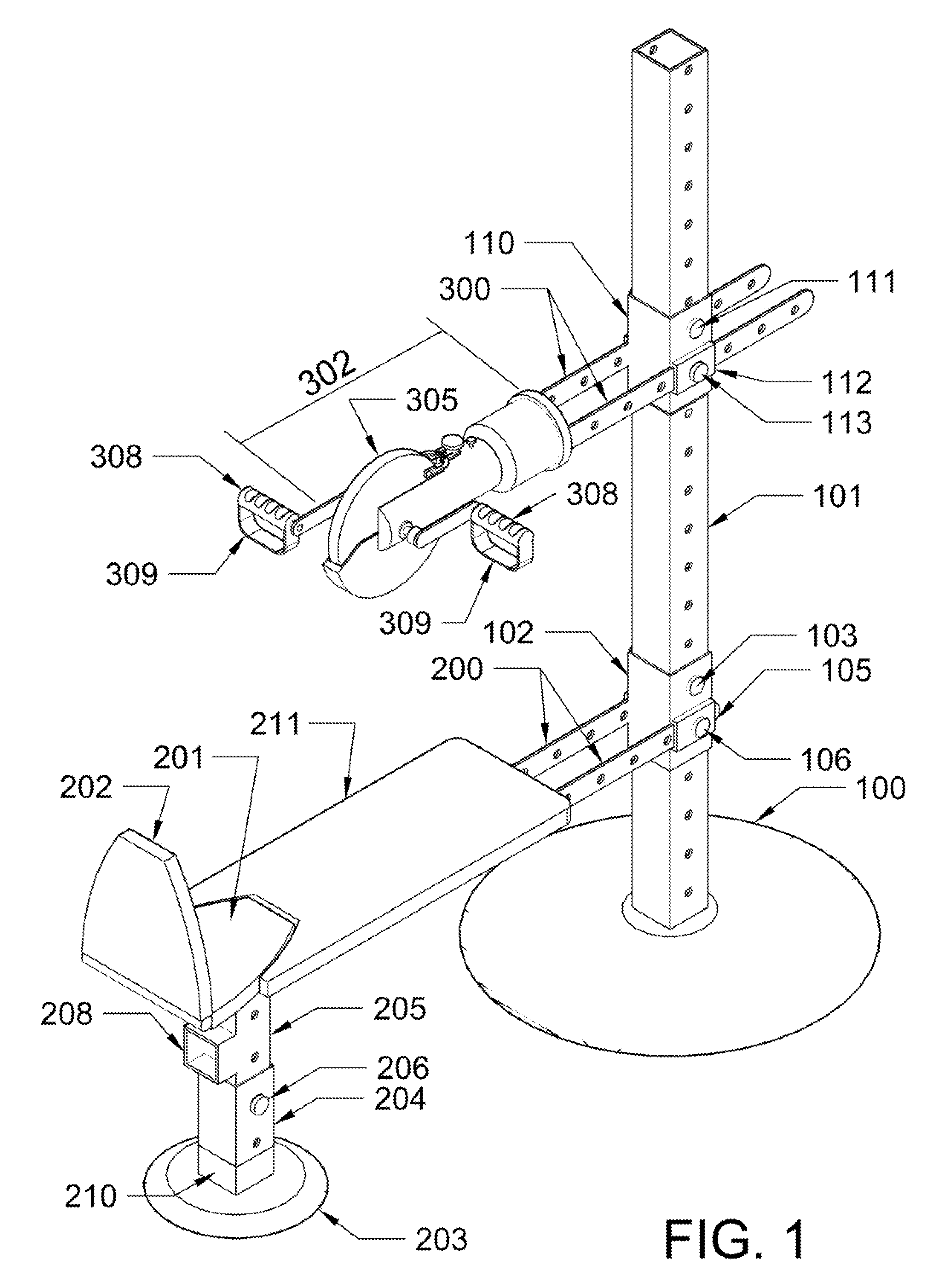 Rotary arm/leg exerciser