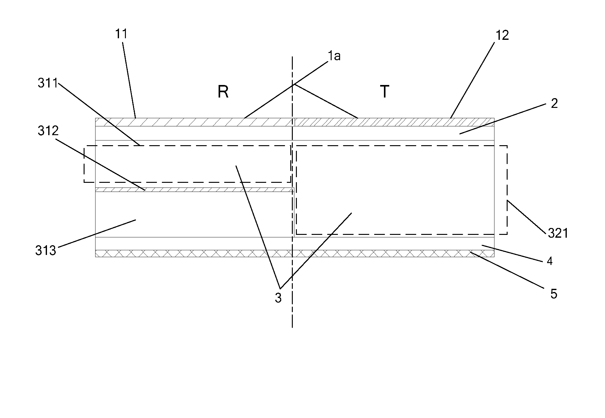 Transflective liquid crystal display panel and display device