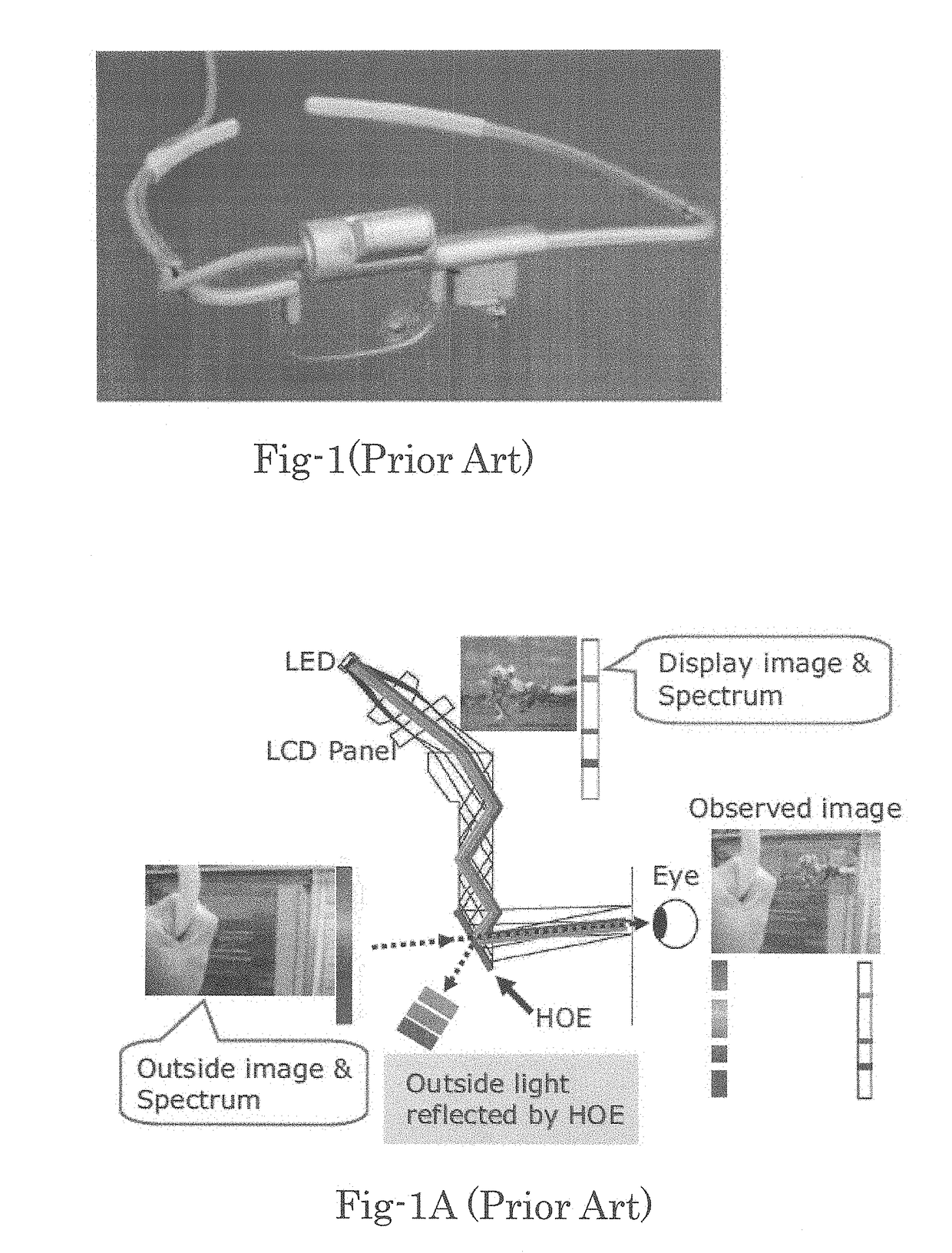 Optics of wearable display devices