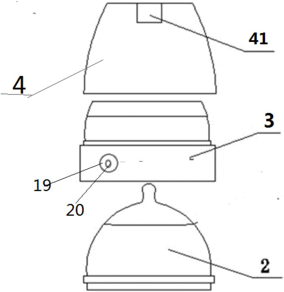 Feeding bottle with temperature control function