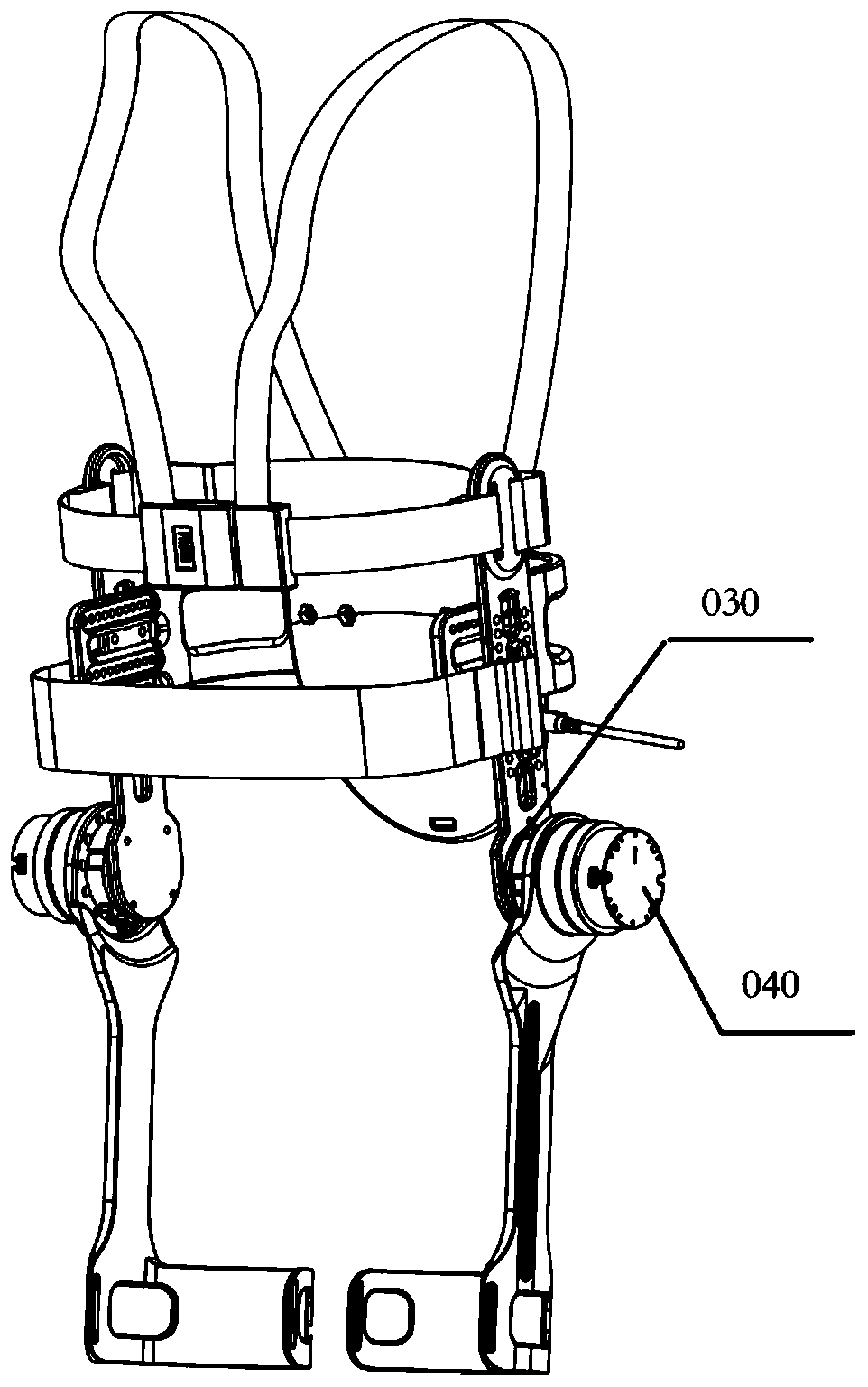 Lower limb exoskeleton robot with overload slipping function