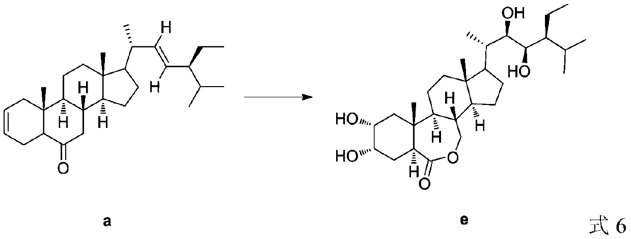 A kind of preparation method of 28-homobrasinolide