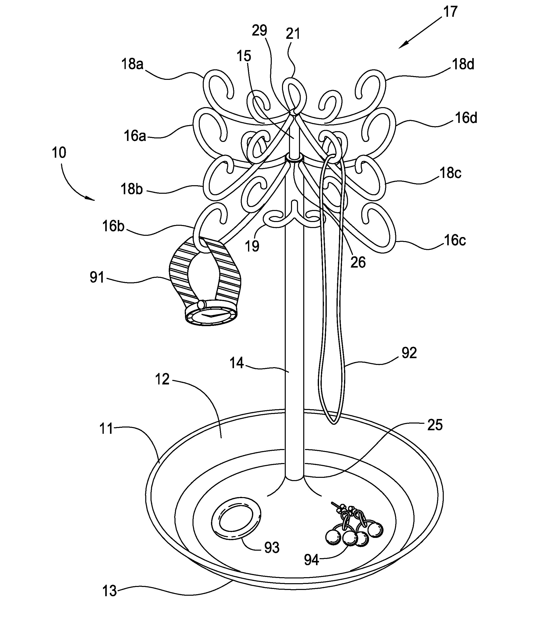 Jewelry tree