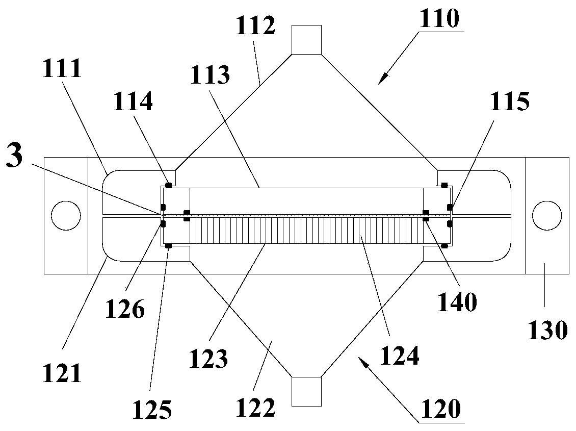 Device and method for testing air permeability of non-woven fabric material