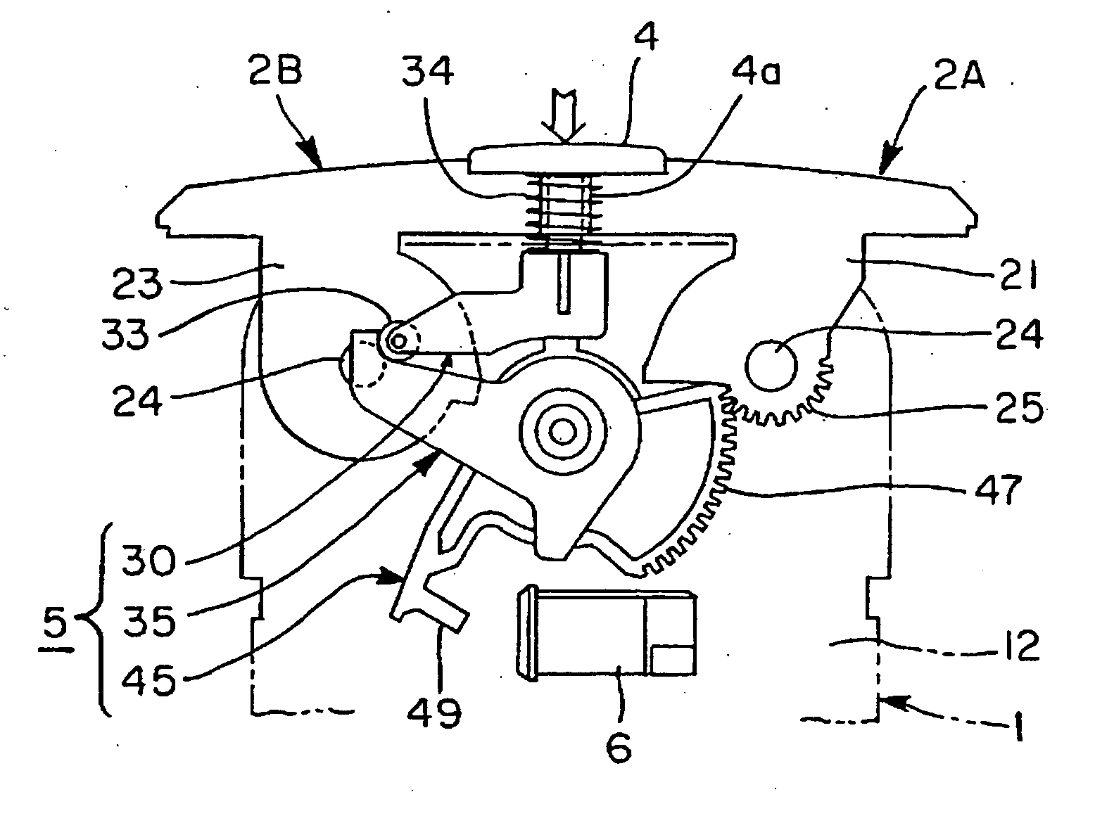Cover opening and closing mechanism