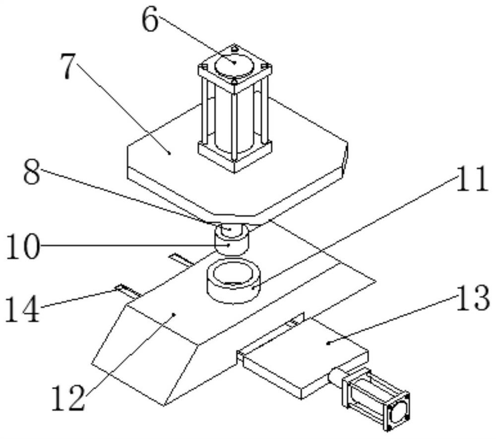 Extrusion device for machining mechanical parts