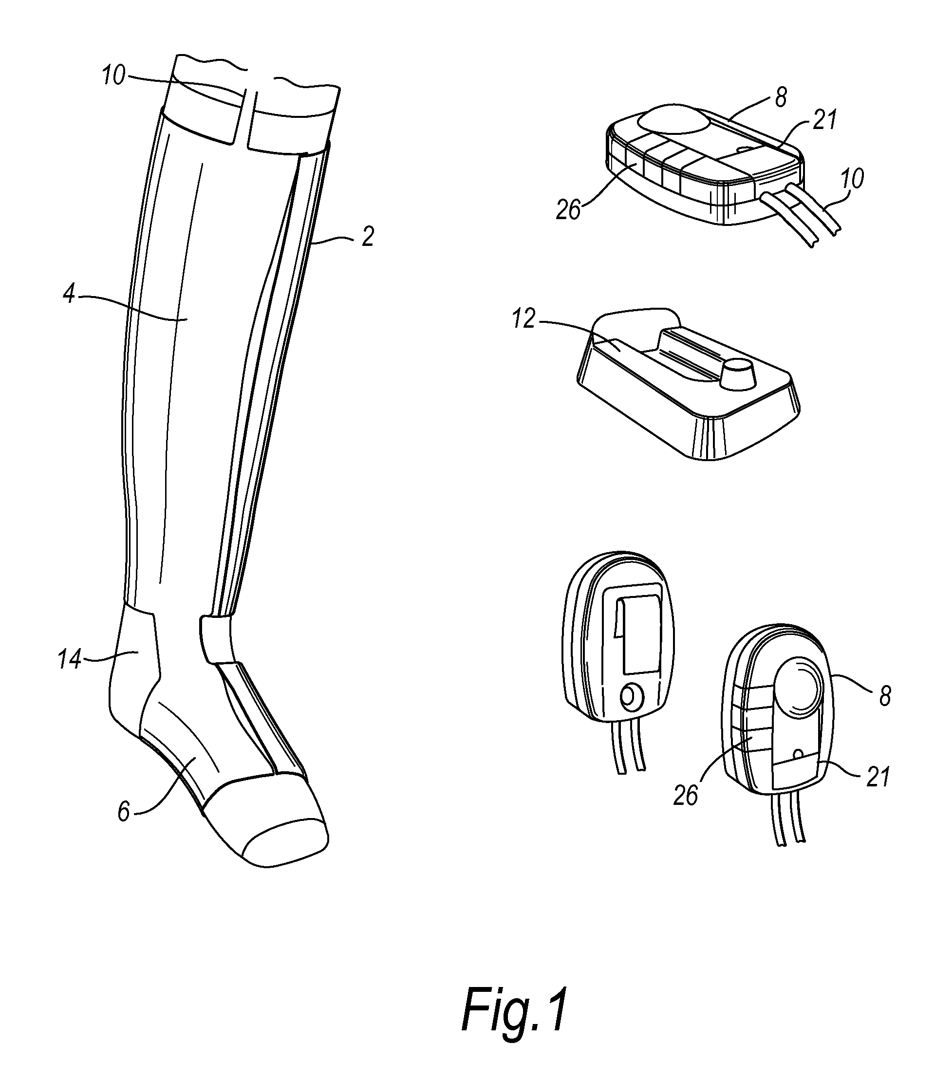 Compression device for the limb