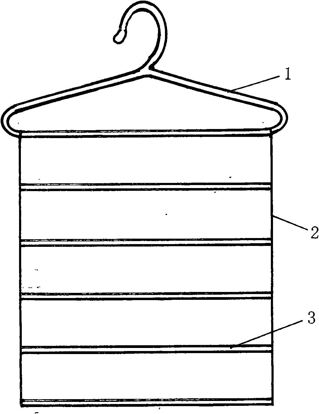 Multi-layer coat hanger