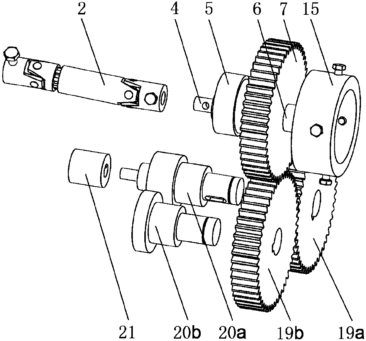 Method and device for turning-milling compound machining of rotor of oil extraction screw pump