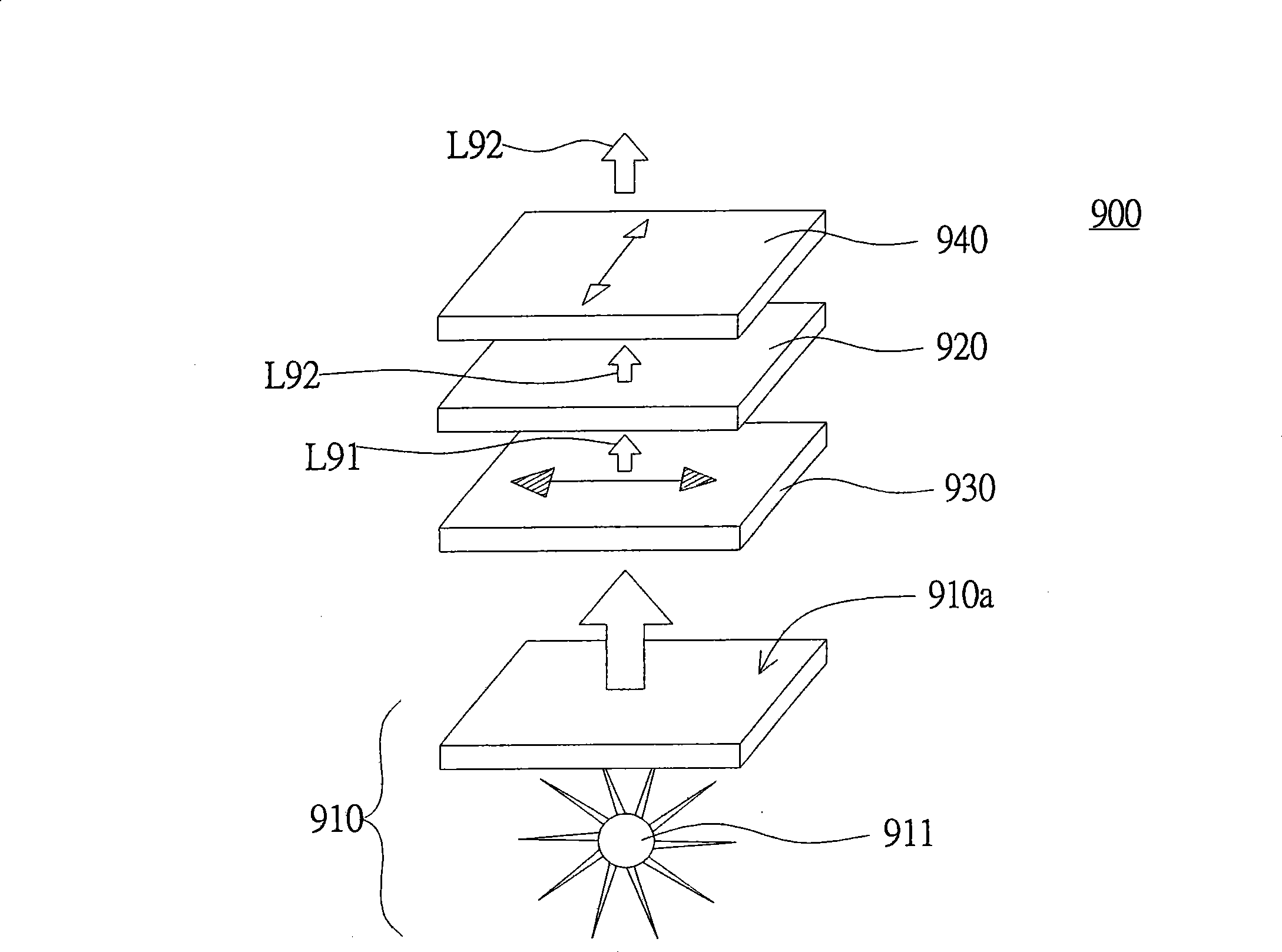 LCD device, backlight module thereof and display method