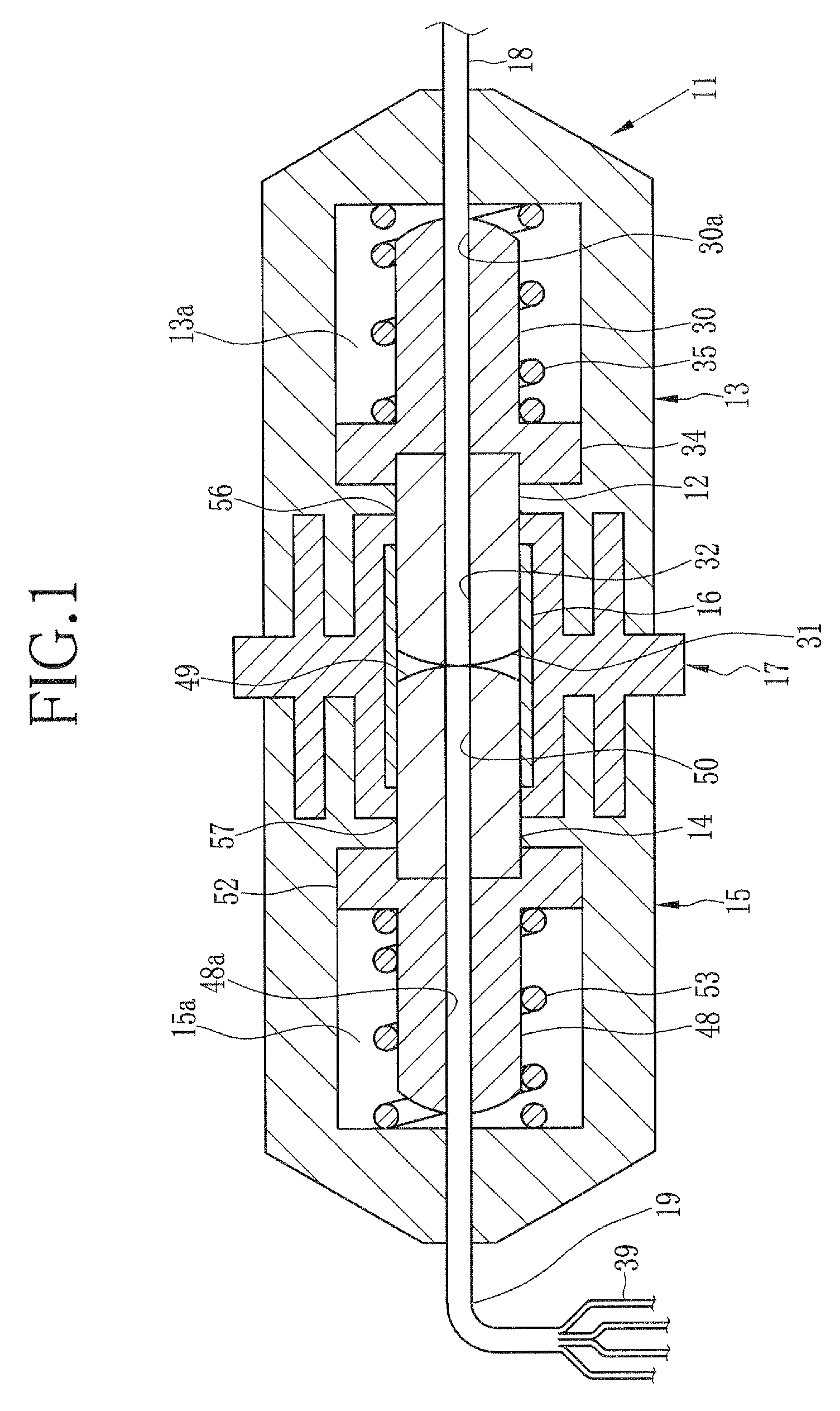 Multi-core ferrule and optical fiber connection structure