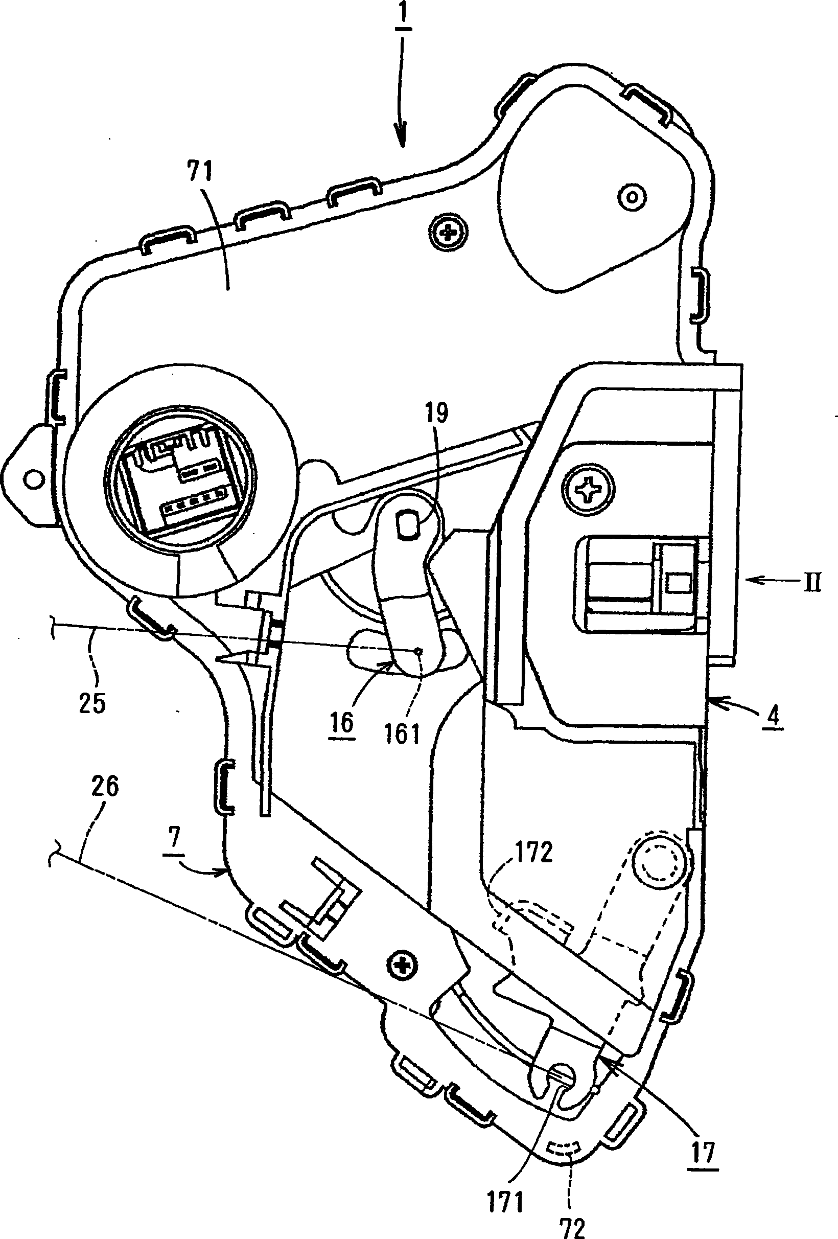 Vehicle door latch apparatus
