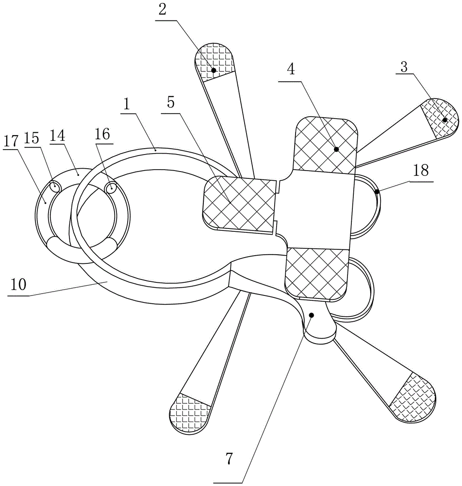 Electrode fixing device for treating cervical spondylosis by using traditional Chinese medicine directed drug medication treatment apparatus for women