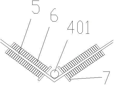 3V bunch iron tower and construction process thereof