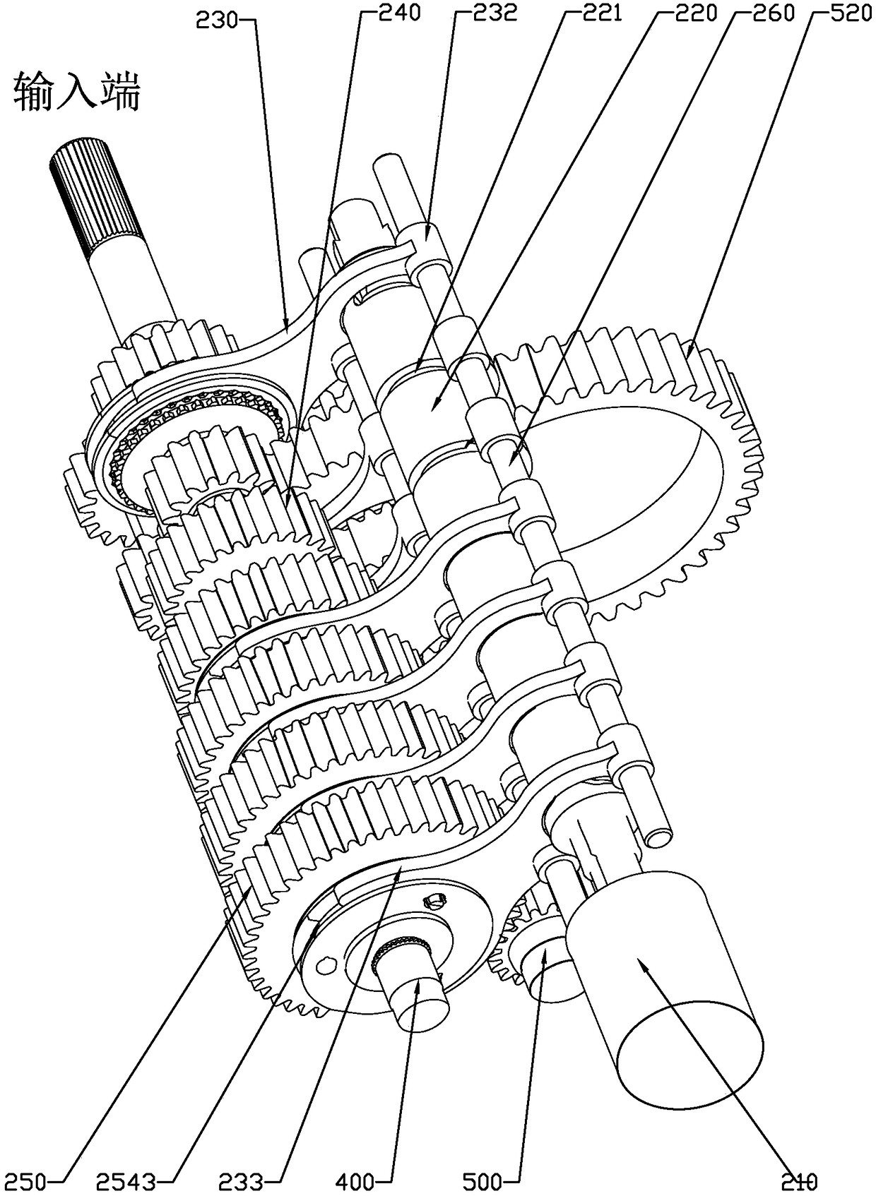 A car automatic transmission with seamless gear shifting