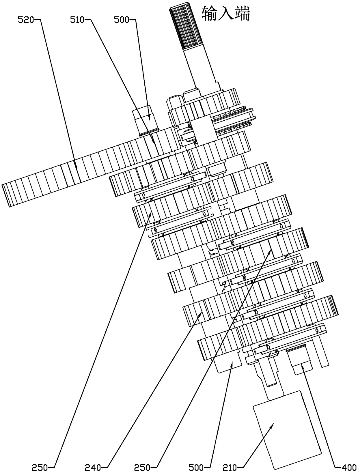 A car automatic transmission with seamless gear shifting