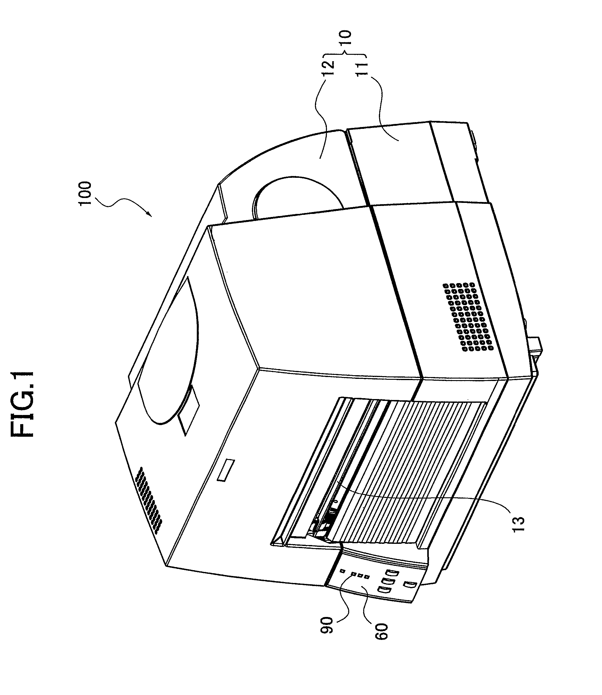 Printer with paper holder having paper near-end detector