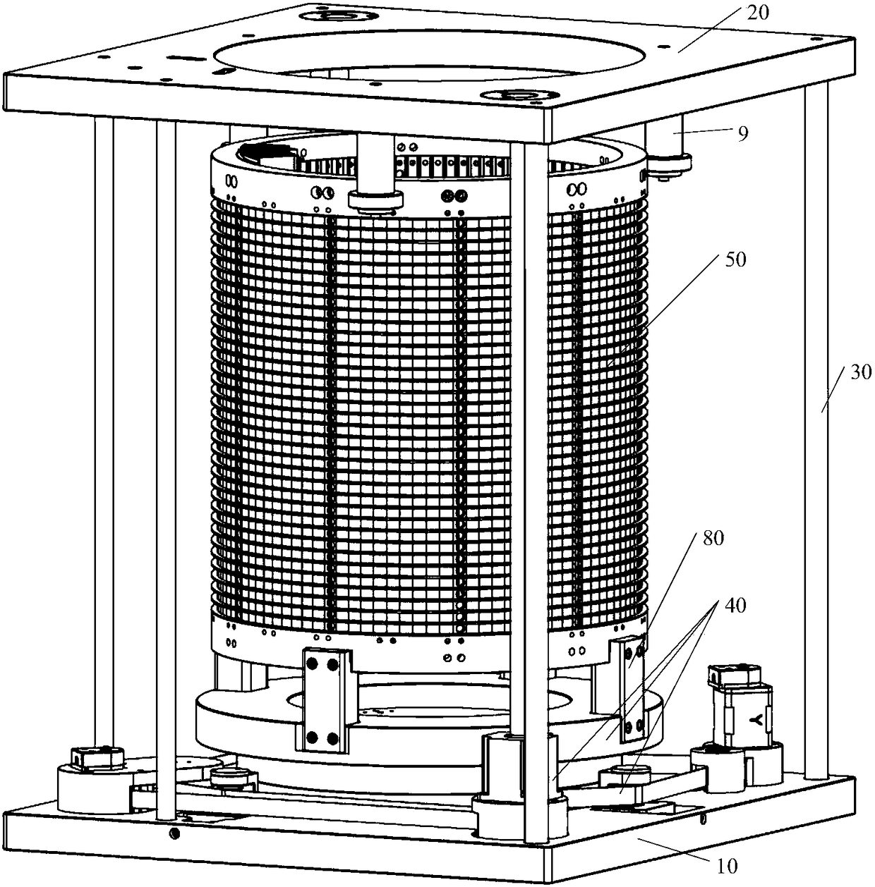 An optical fiber docking device