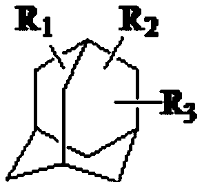 Fuel containing alkyl decahydronaphthalene and alkyl diamantane and preparation method and application of fuel