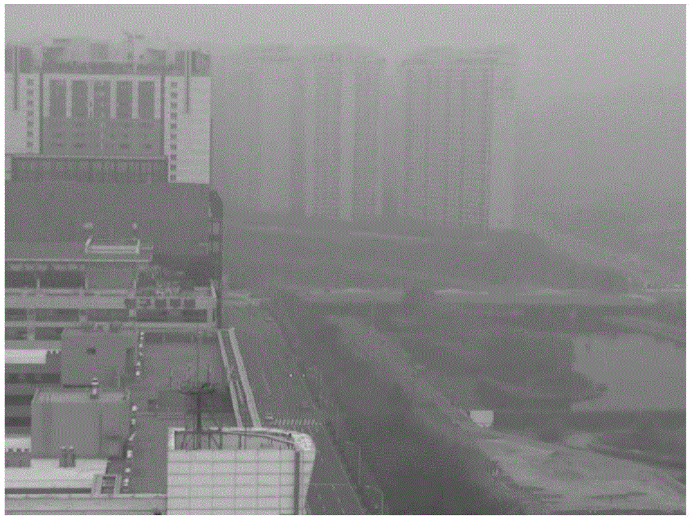 Video image enhancement method under haze condition