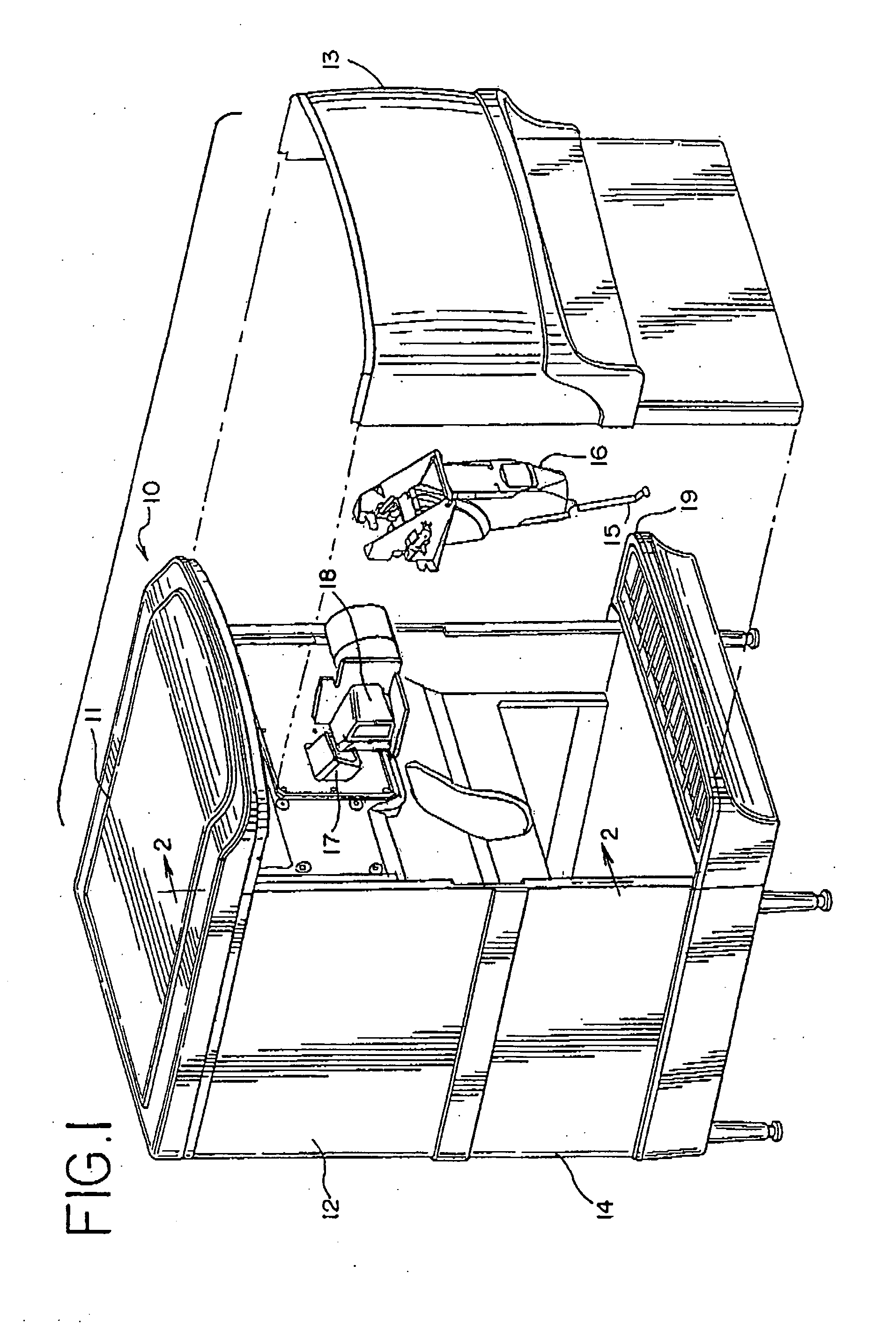 Ice/beverage dispenser with in-line ice crusher