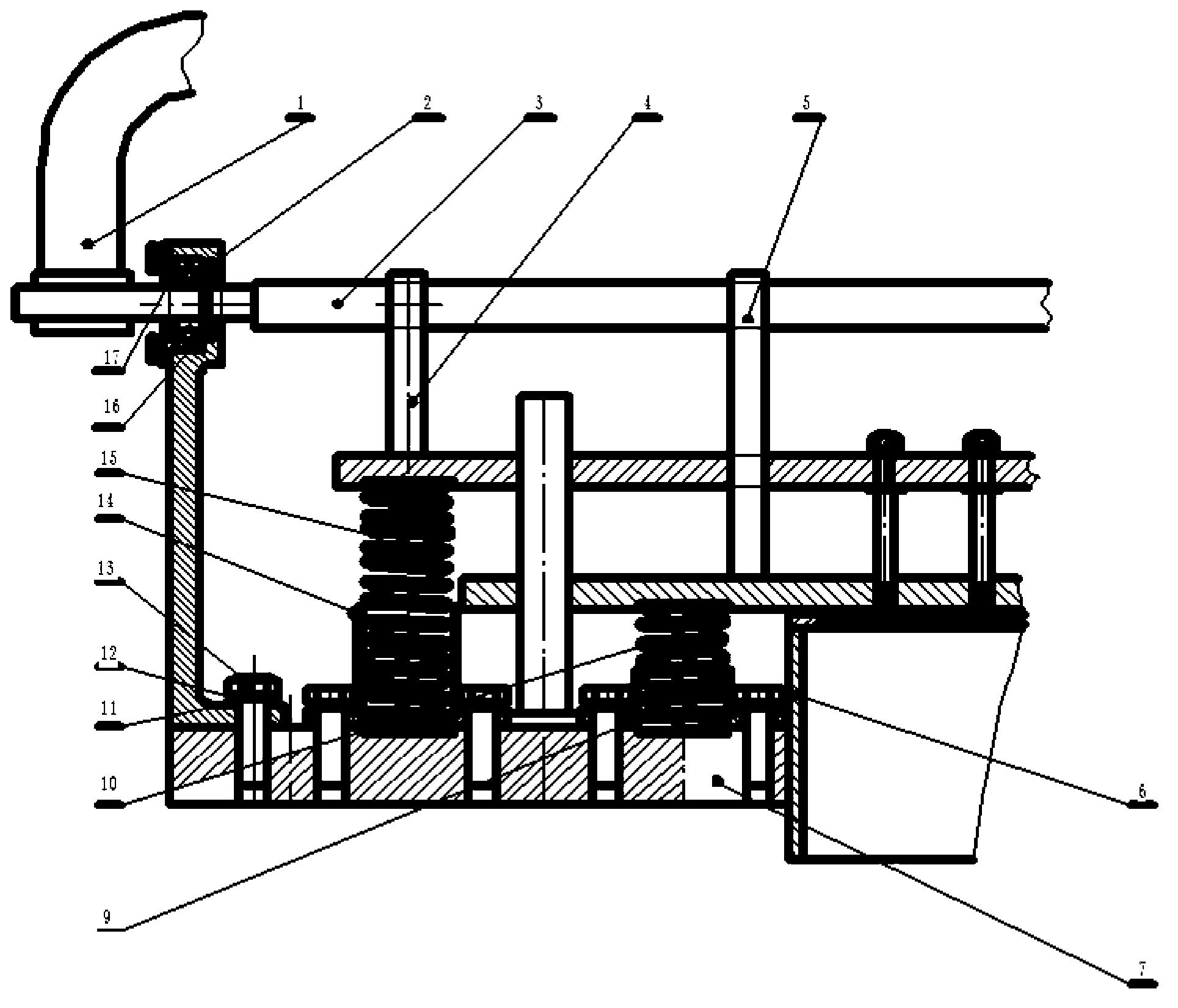 Die device for thin temperature control material