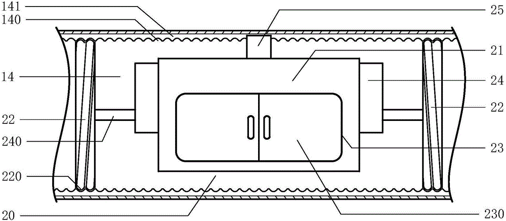 Pipeline article conveying device