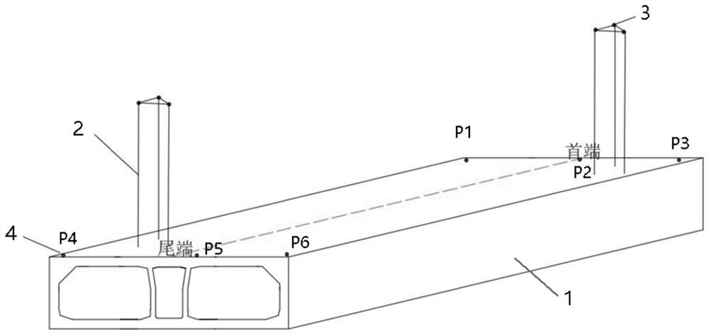 Inverse calibration correction method for positioning precision of immersed tube installation measuring tower