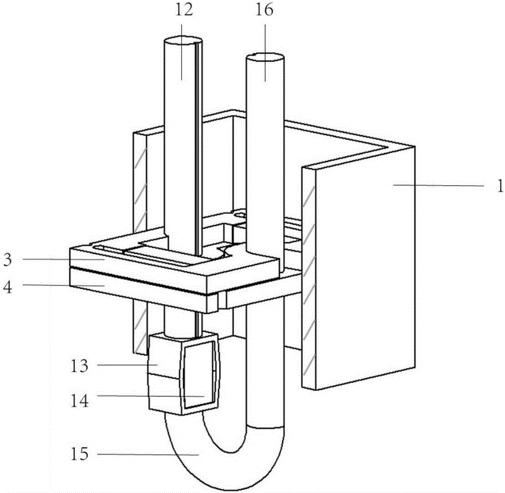 U-shaped stepping piezoelectric actuator and method based on double-clamping-plate outage locking mechanism