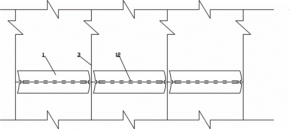 Anti-surge device for hydro-fluctuation belt water and soil conservation