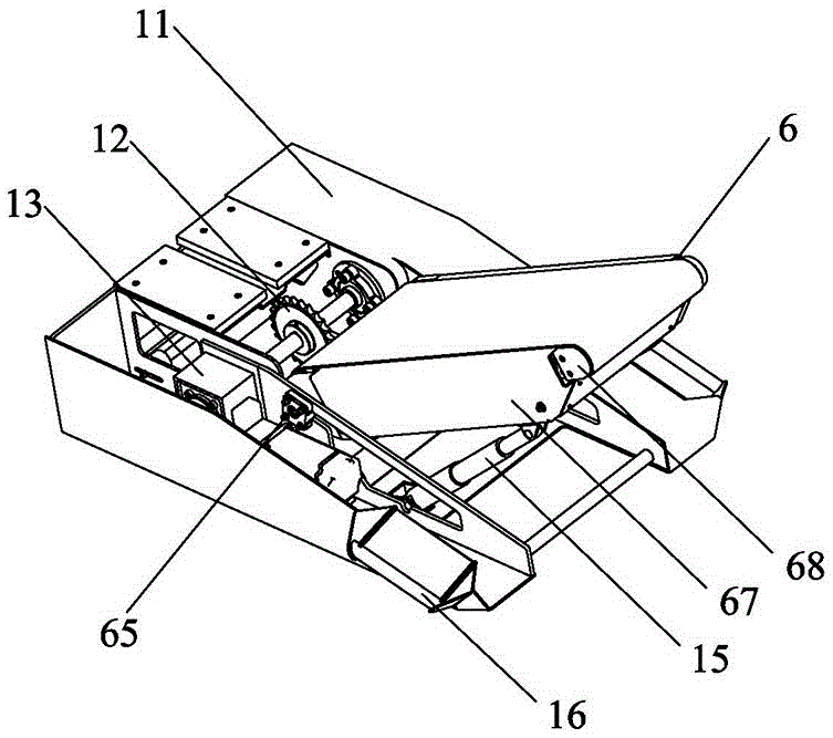 Flexible conveying device, conveying manner therefore and baggage transporter with device