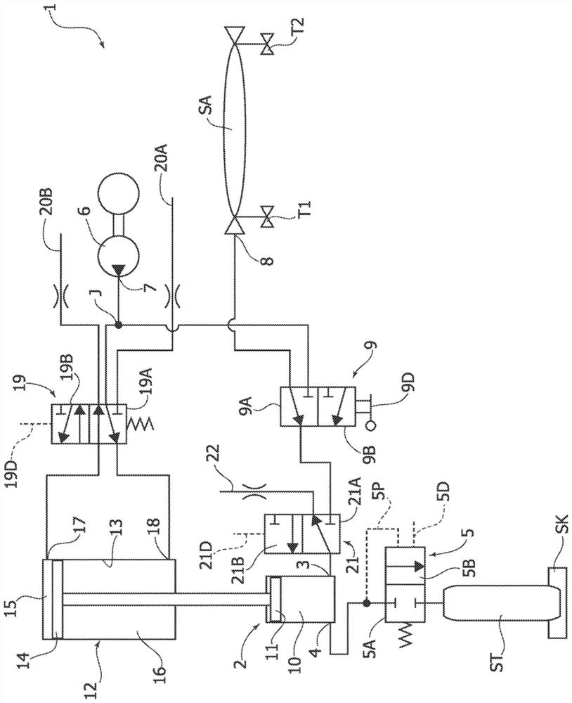 Apparatus for storing a sample of human breath, and corresponding method for storing a sample of human breath