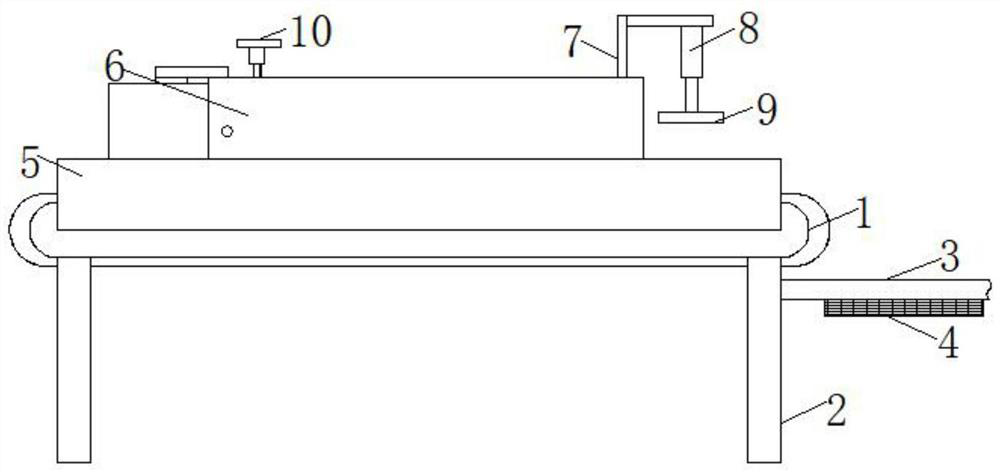 Carton printing equipment facilitating discharging