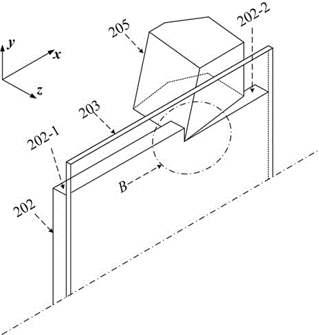 Using method of high-speed cutting deformation field transient measurement device