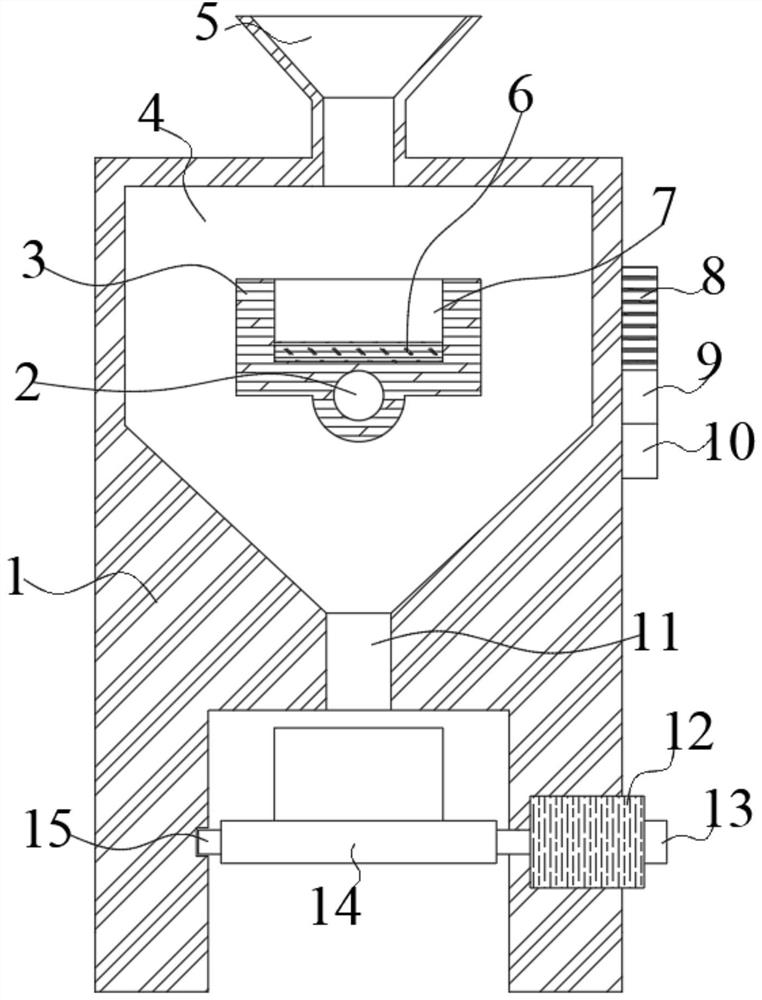 Automatic packaging device for granular or powdery articles