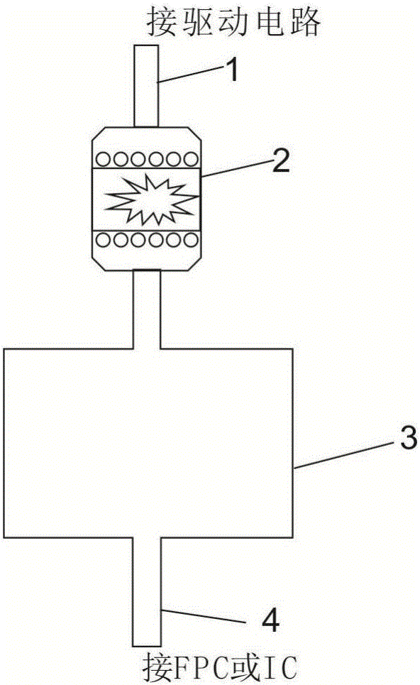 Test pad static releasing device and LCD