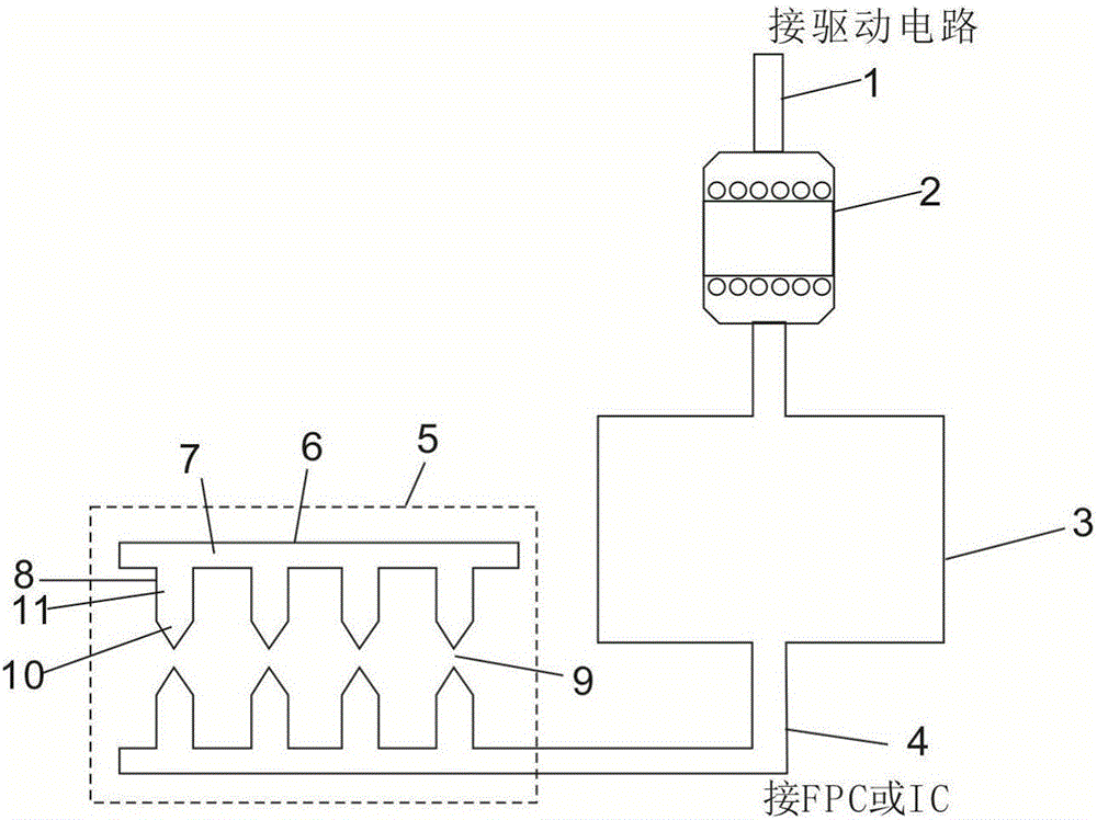 Test pad static releasing device and LCD