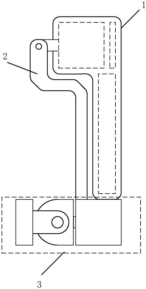 Foldable three-axis stable tripod head