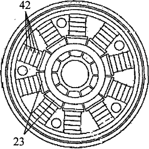 Cylindrical stacked chip hydroacoustic transducer