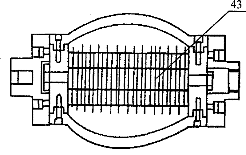 Cylindrical stacked chip hydroacoustic transducer