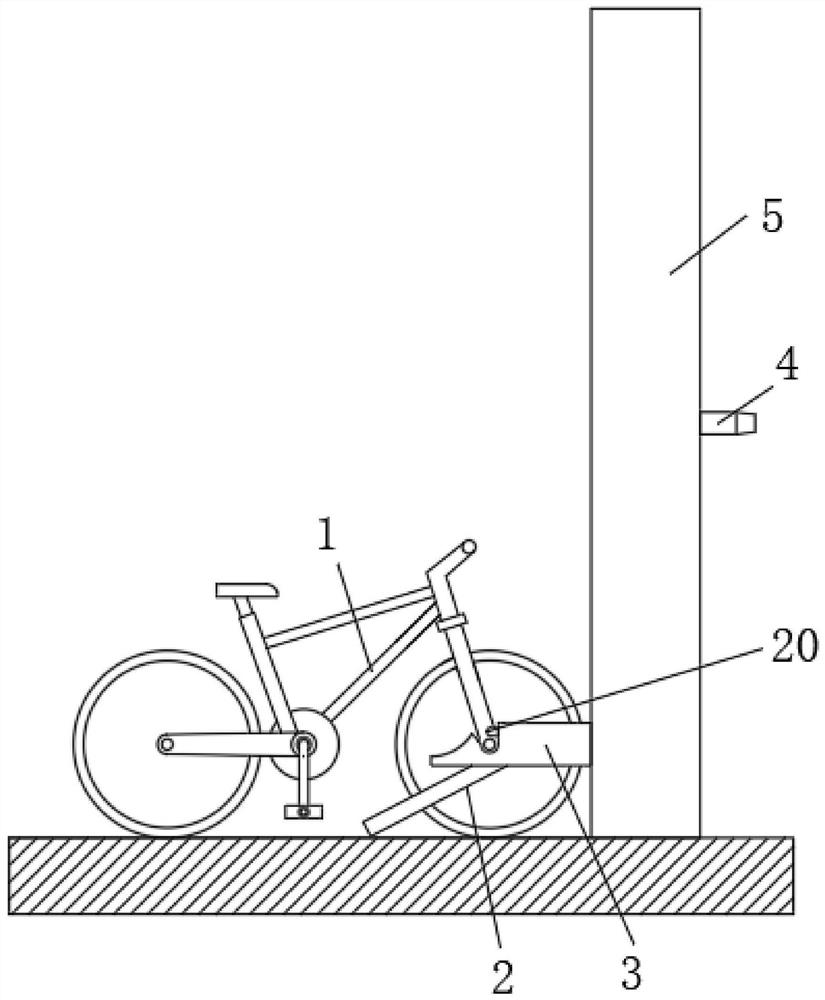 Convenient vertical bicycle safe parking device
