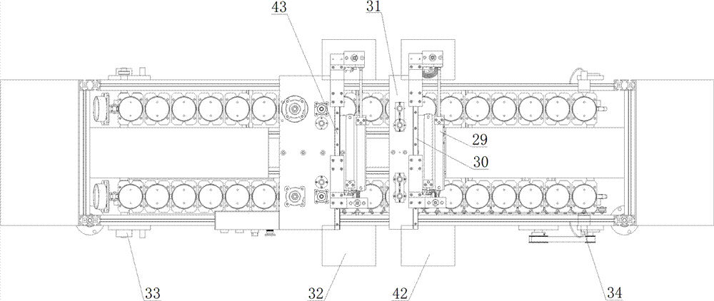 Conic spring pre-pressing and detecting all-in-one machine and detecting method thereof