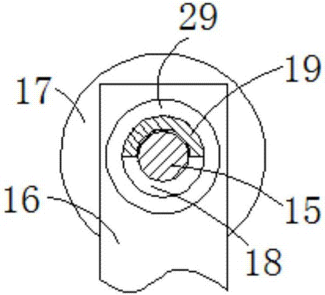 Water purifying device with filter element conveniently changed