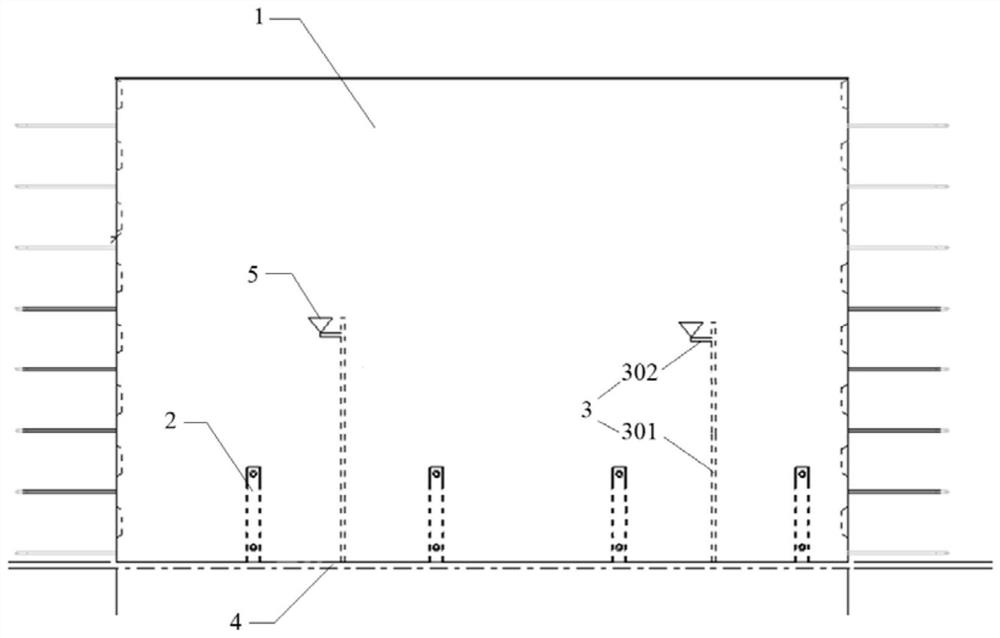 Efficient grouting construction method for prefabricated shear wall