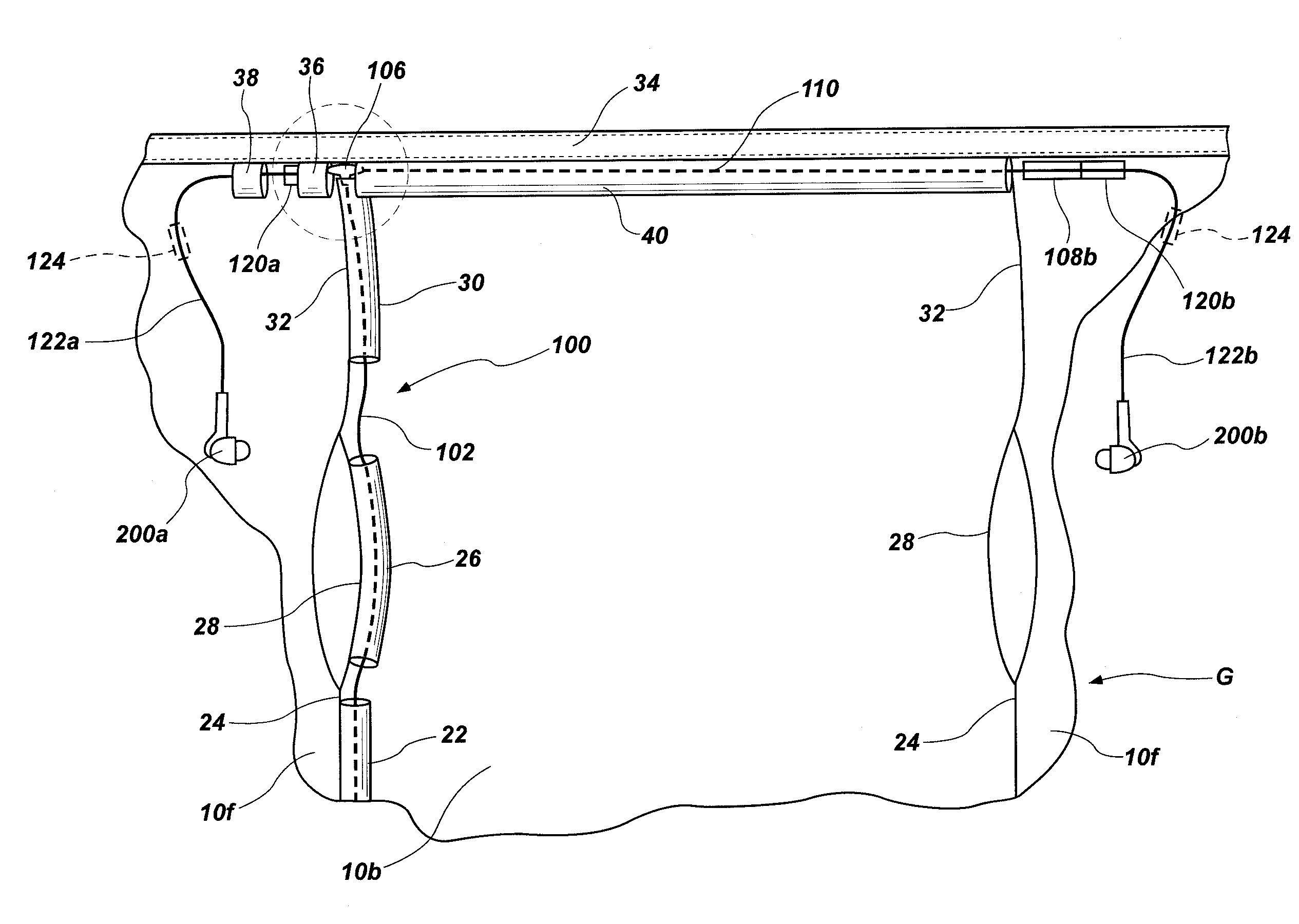 Wiring harness for clothing, electronic devices including such a wiring harness, and garments incorporating such a wiring harness and electronic device