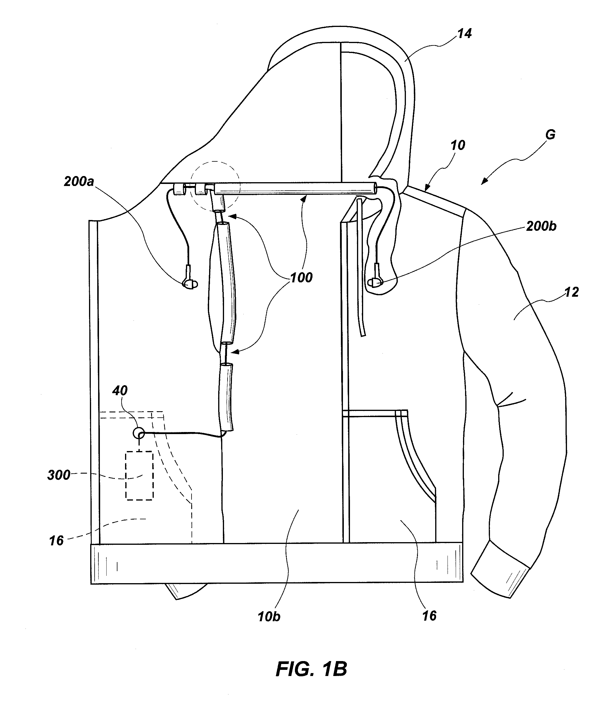 Wiring harness for clothing, electronic devices including such a wiring harness, and garments incorporating such a wiring harness and electronic device