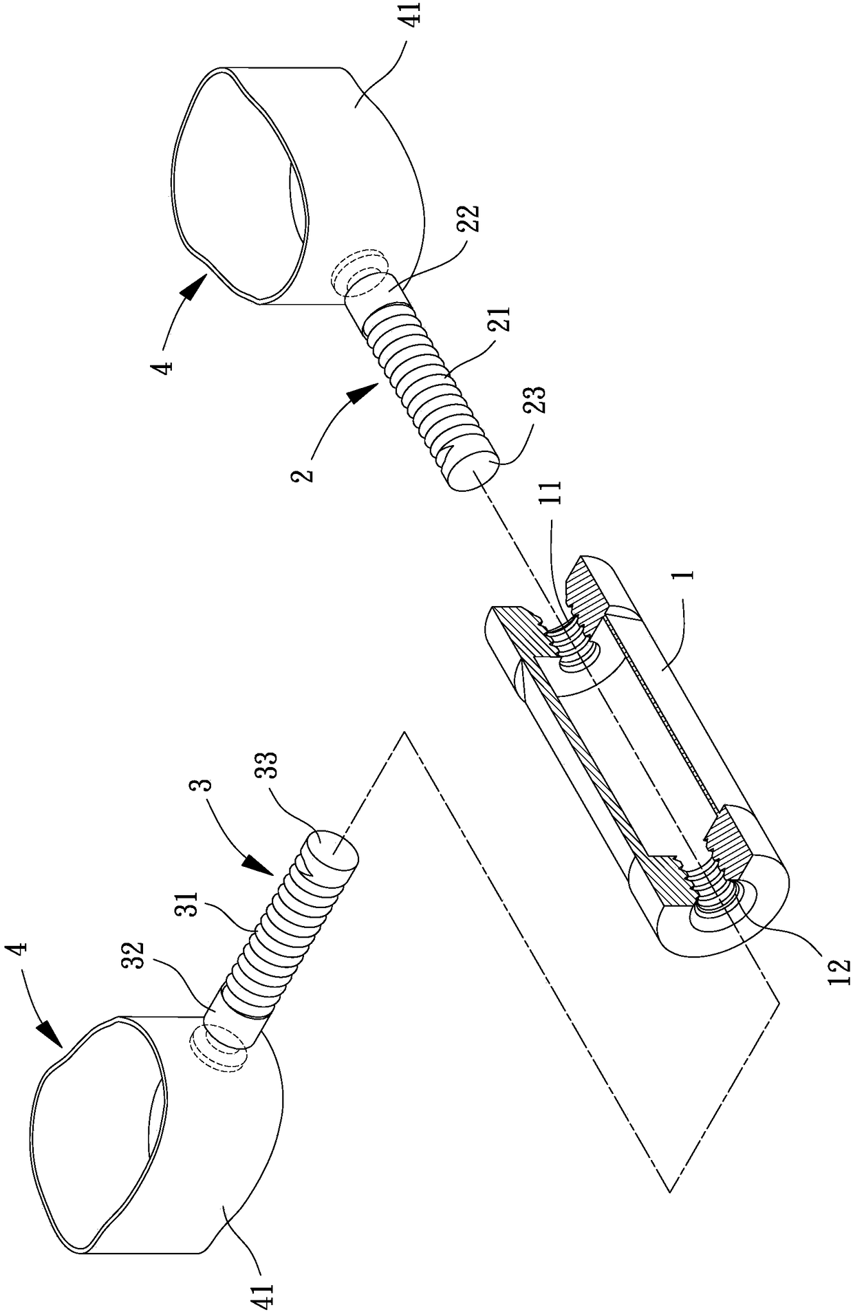 Tooth jaw maintaining device