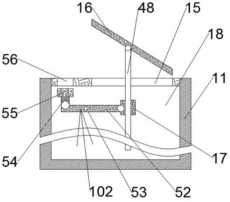 Telescopic and automatic-cleaning solar panel for park