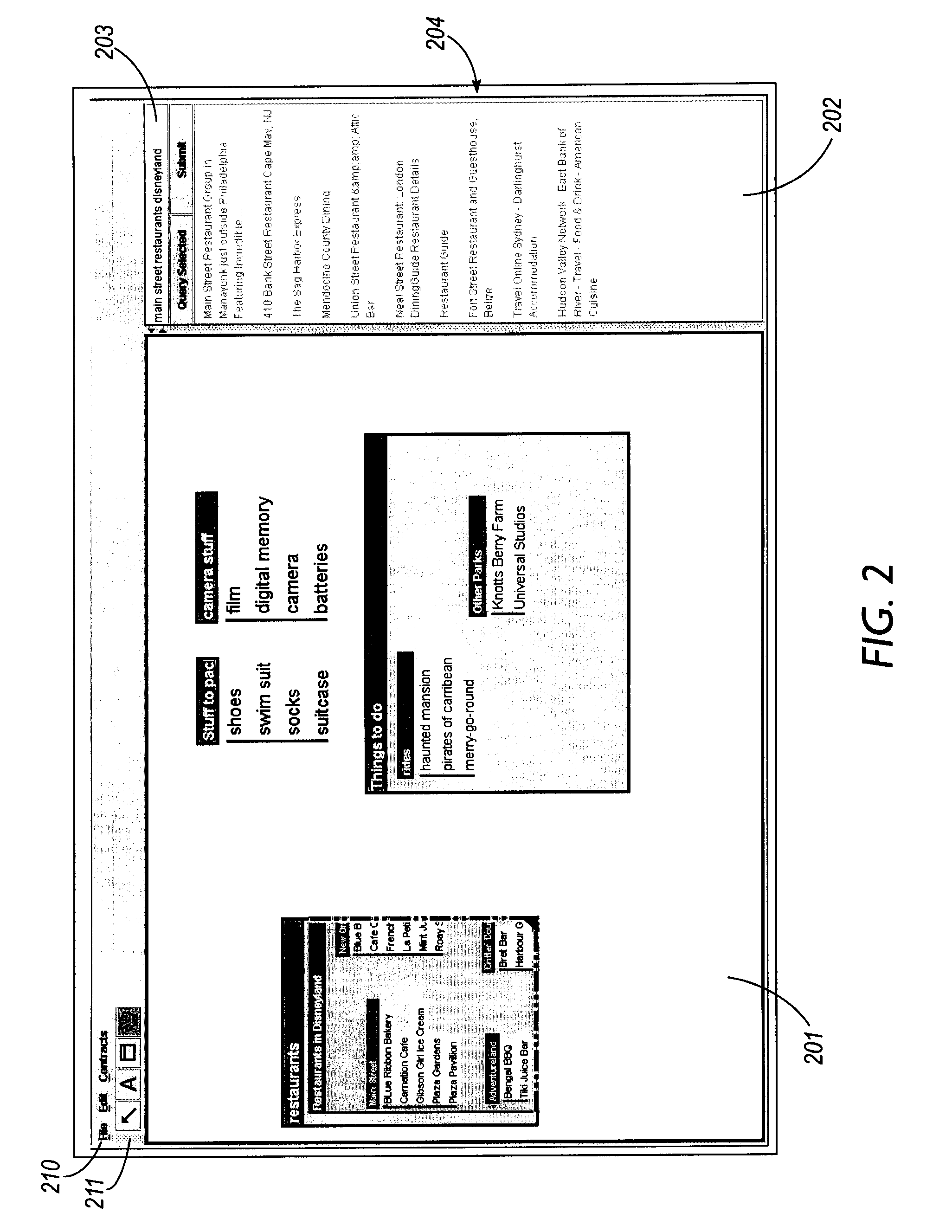 System and method for interaction of graphical objects on a computer controlled system