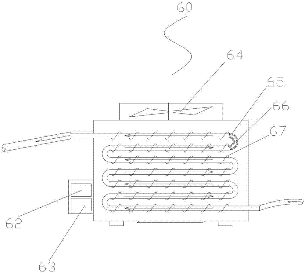 Cooker using gas as heat transfer medium